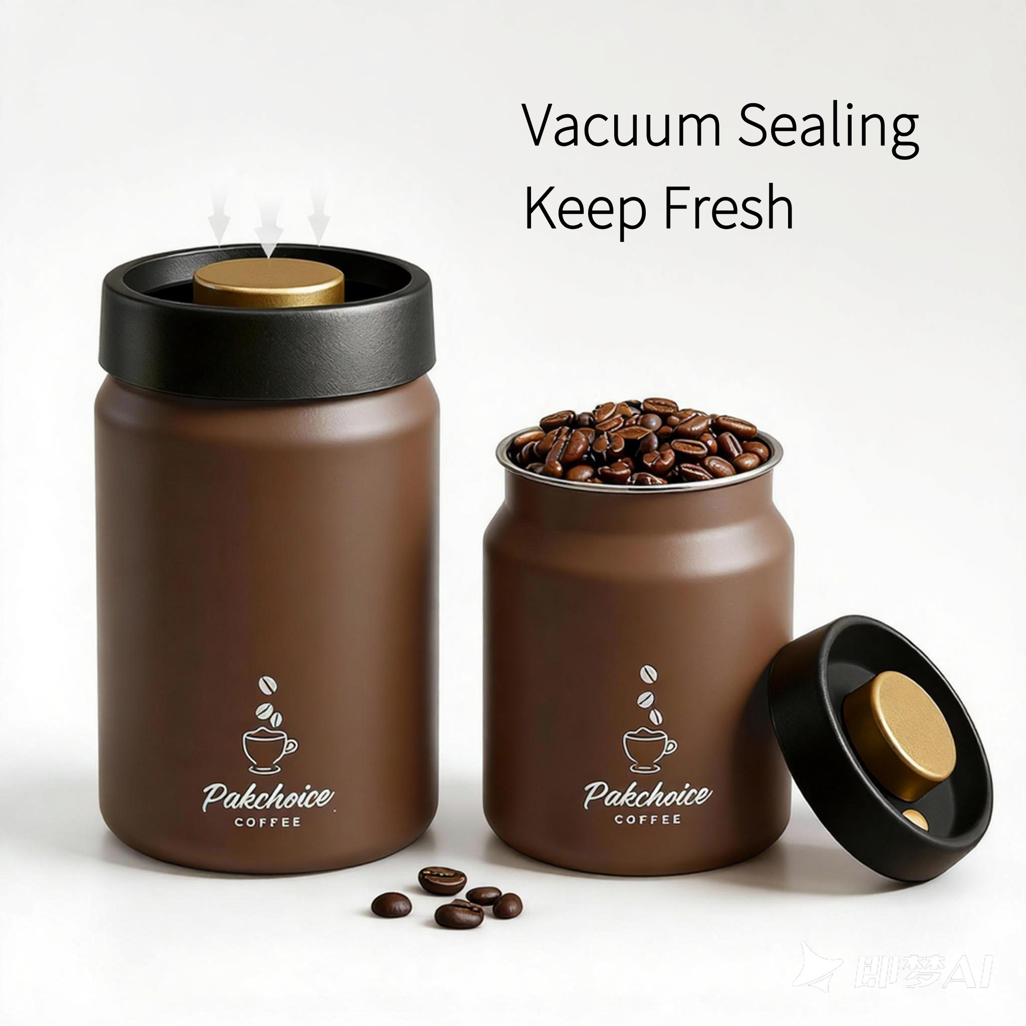 Bear Canister - Vacuum Coffee Bean Storage Container Stainless