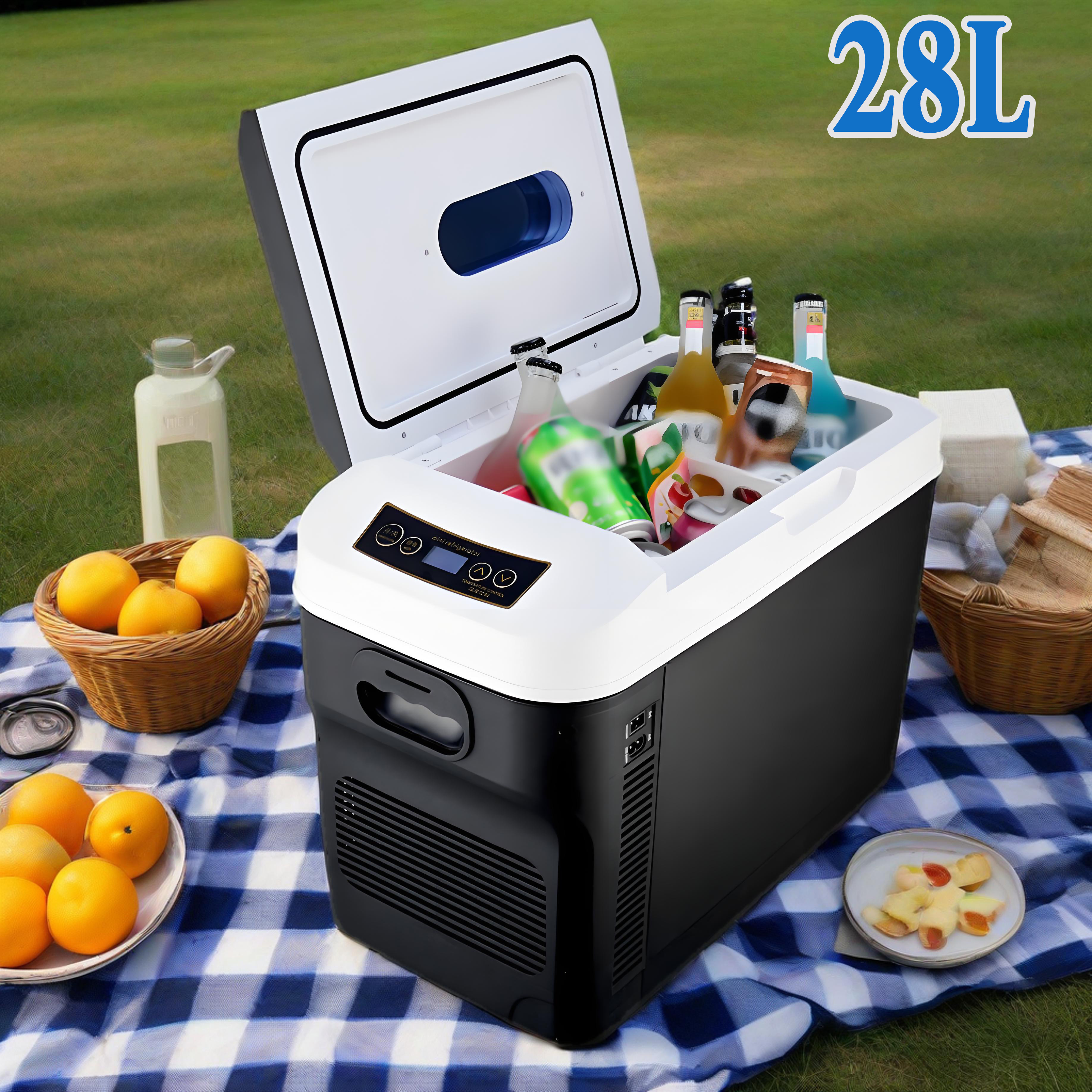 Outdoor Camping Fridge - 28L Mini Fridges 12/24V 110/220V Portable