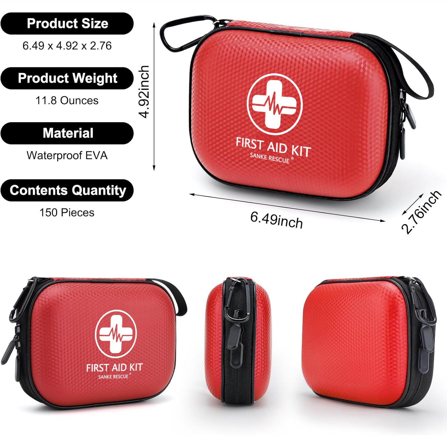 First Aid Kit Camping - 150 Piece Mini First Aid Kit