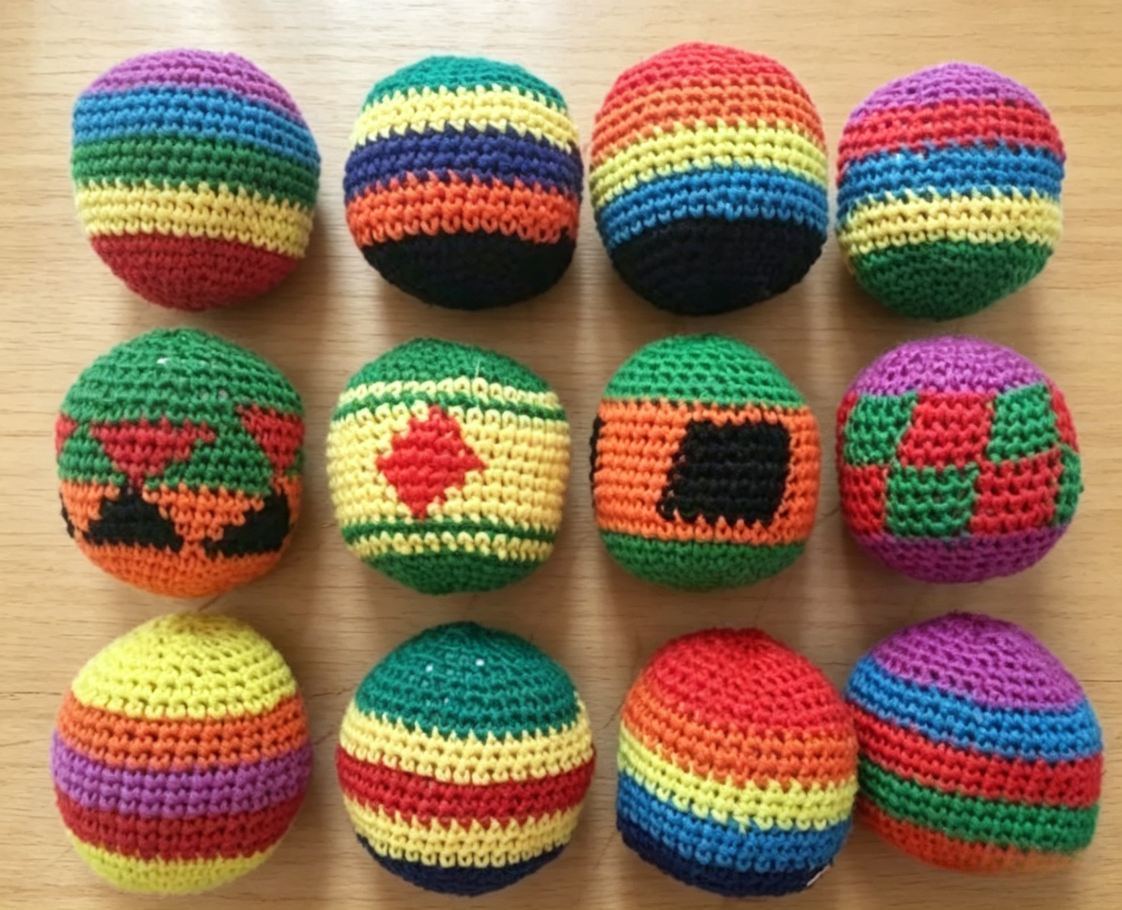 Outdoor Y Camping - Soft Handmade Sacks for Footbag Juggling