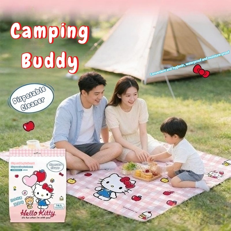 Camping Quiet - Sanrio Kawaii Hello Kitty Waterproof Picnic