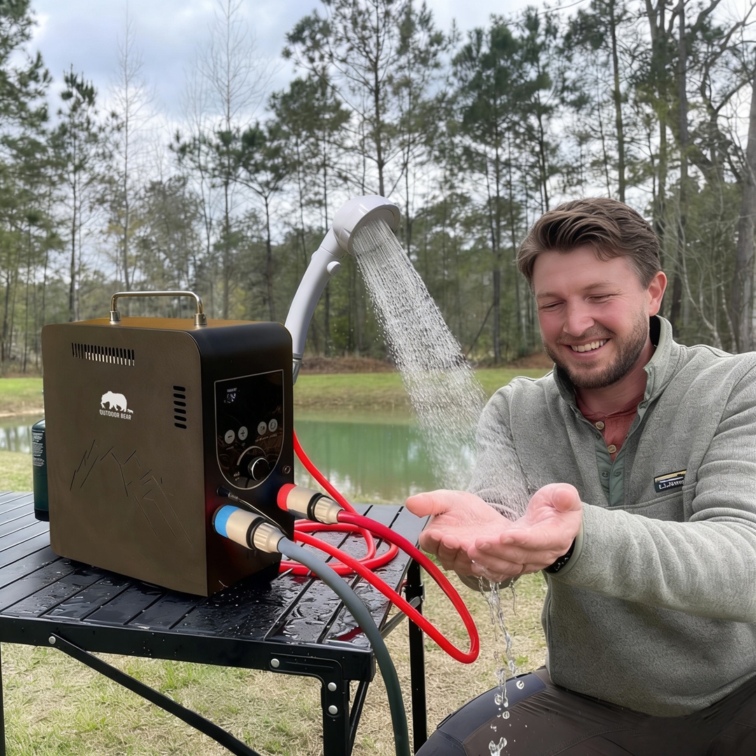 Outdoor Camping Gas Heater - Outdoor Portable Gas Water Heater |