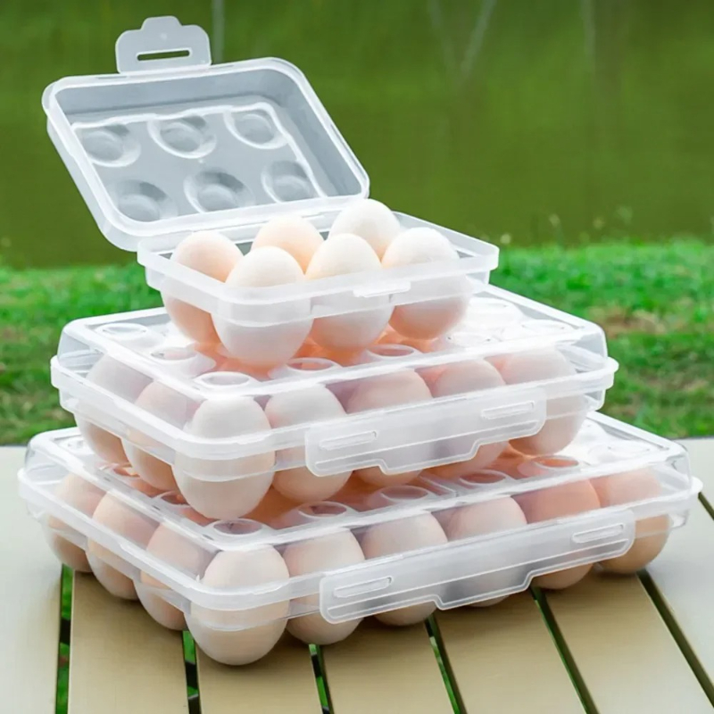 Outdoor Camping Fridge - Egg Holder Plastic Egg Storage Box