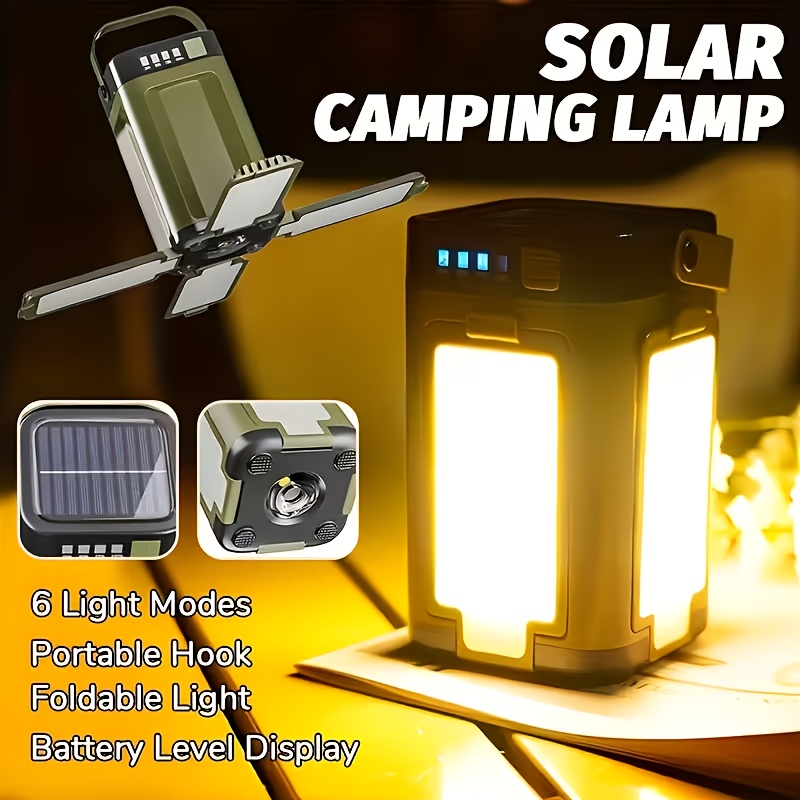 Solar Outdoor Portable Camping - Outdoor Camping Light Portable บทวิจารณ์และราคา