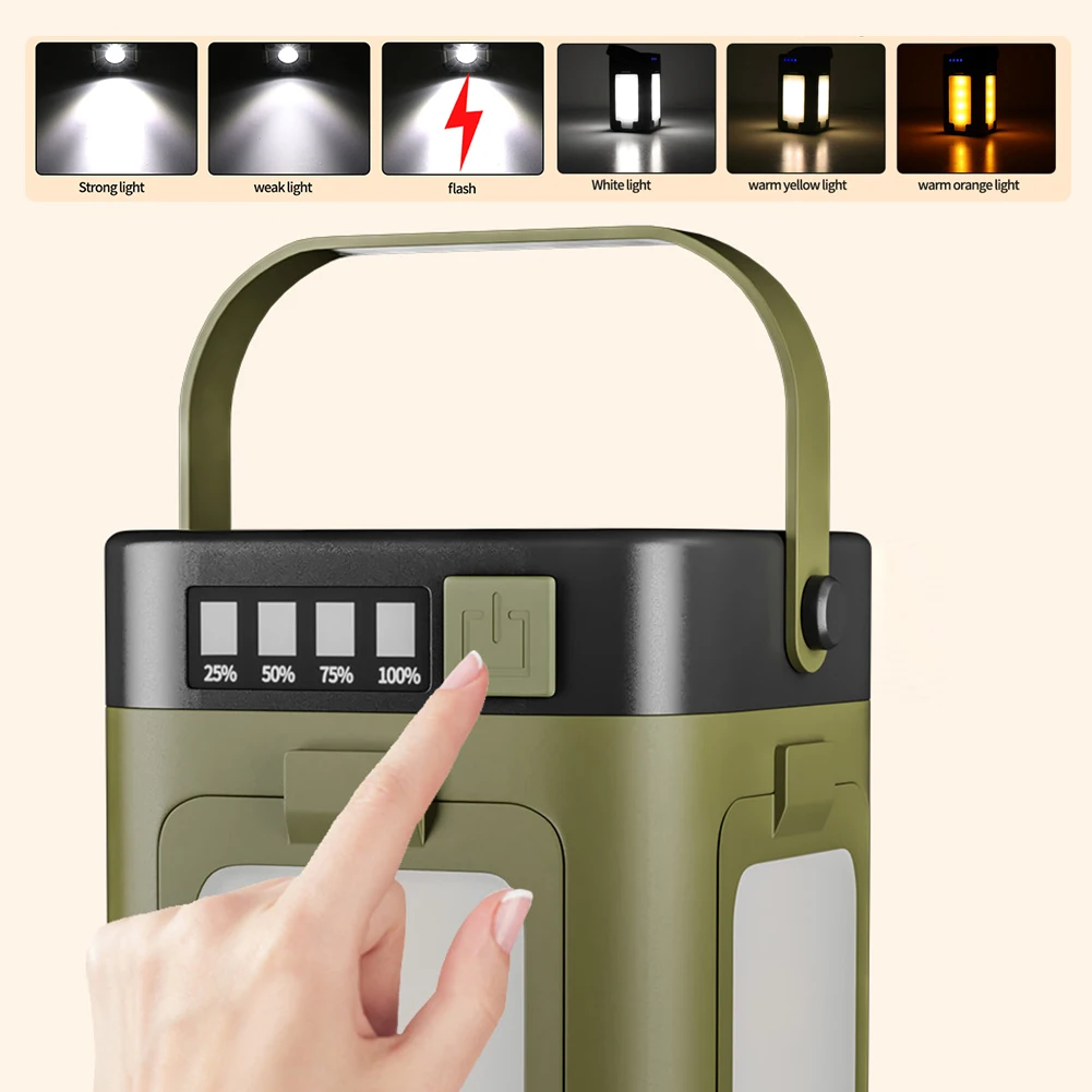 Solar Outdoor Portable Camping - Outdoor Camping Light Portable บทวิจารณ์และราคา