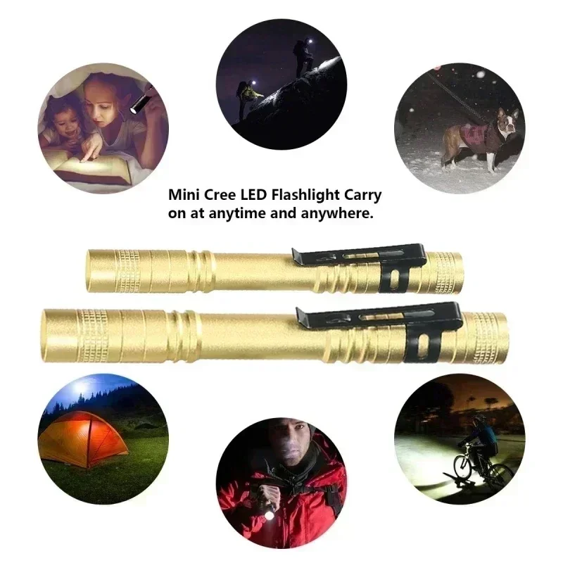 Mini Portable LED Pen Light wi - Outdoor Camping Light Portable บทวิจารณ์และราคา