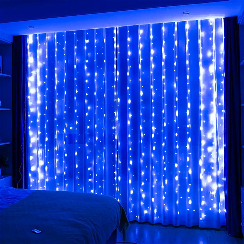 6x3M LED USB Curtain String Fa - Outdoor Camping Lights String บทวิจารณ์และราคา