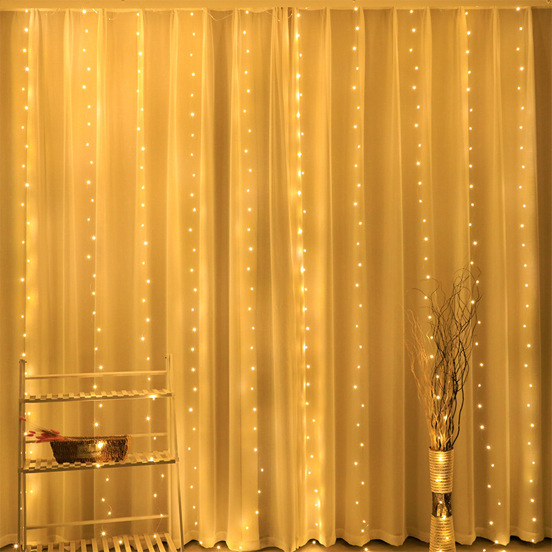 6x3M LED USB Curtain String Fa - Outdoor Camping Lights String บทวิจารณ์และราคา