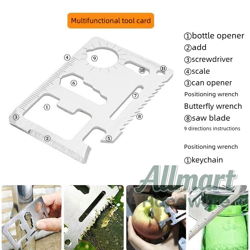 Multi functional portable EDC  - Survival Kit บทวิจารณ์และราคา