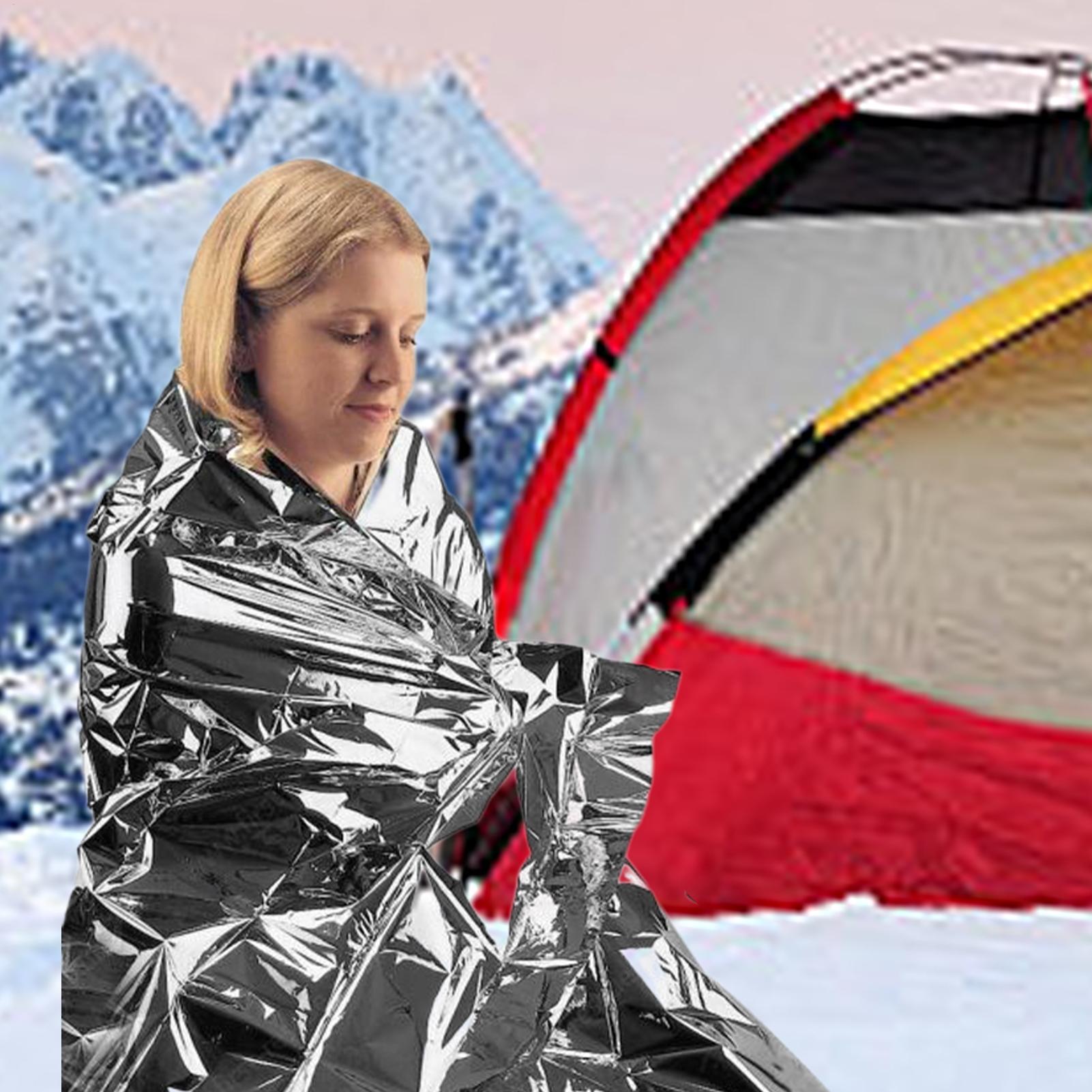 Emergency Blanket Outdoor Surv - First Aid Kit Camping บทวิจารณ์และราคา