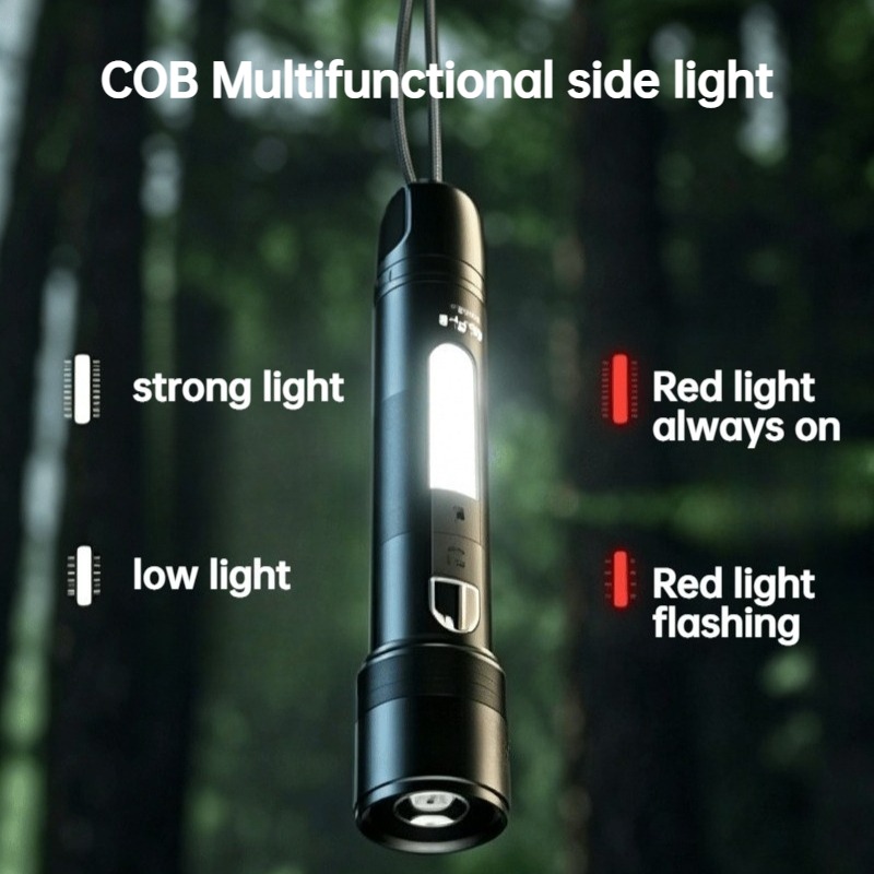 Multi Functional LED Flashligh - Outdoor Camping Light Portable บทวิจารณ์และราคา