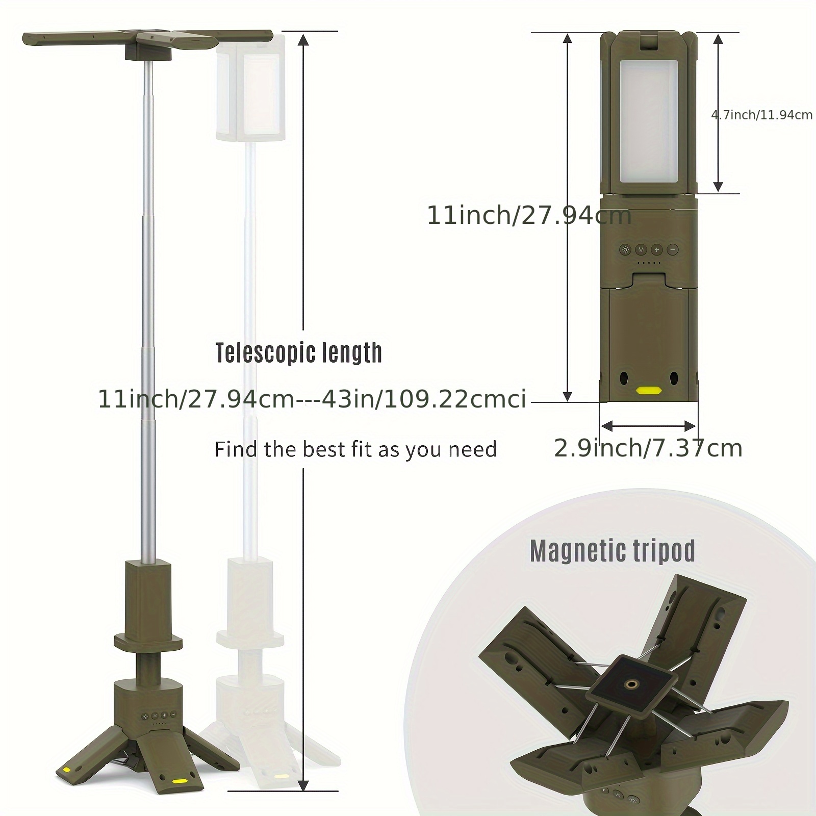 Camping Lantern, 14000mAh Rech - Outdoor Camping Light Portable บทวิจารณ์และราคา