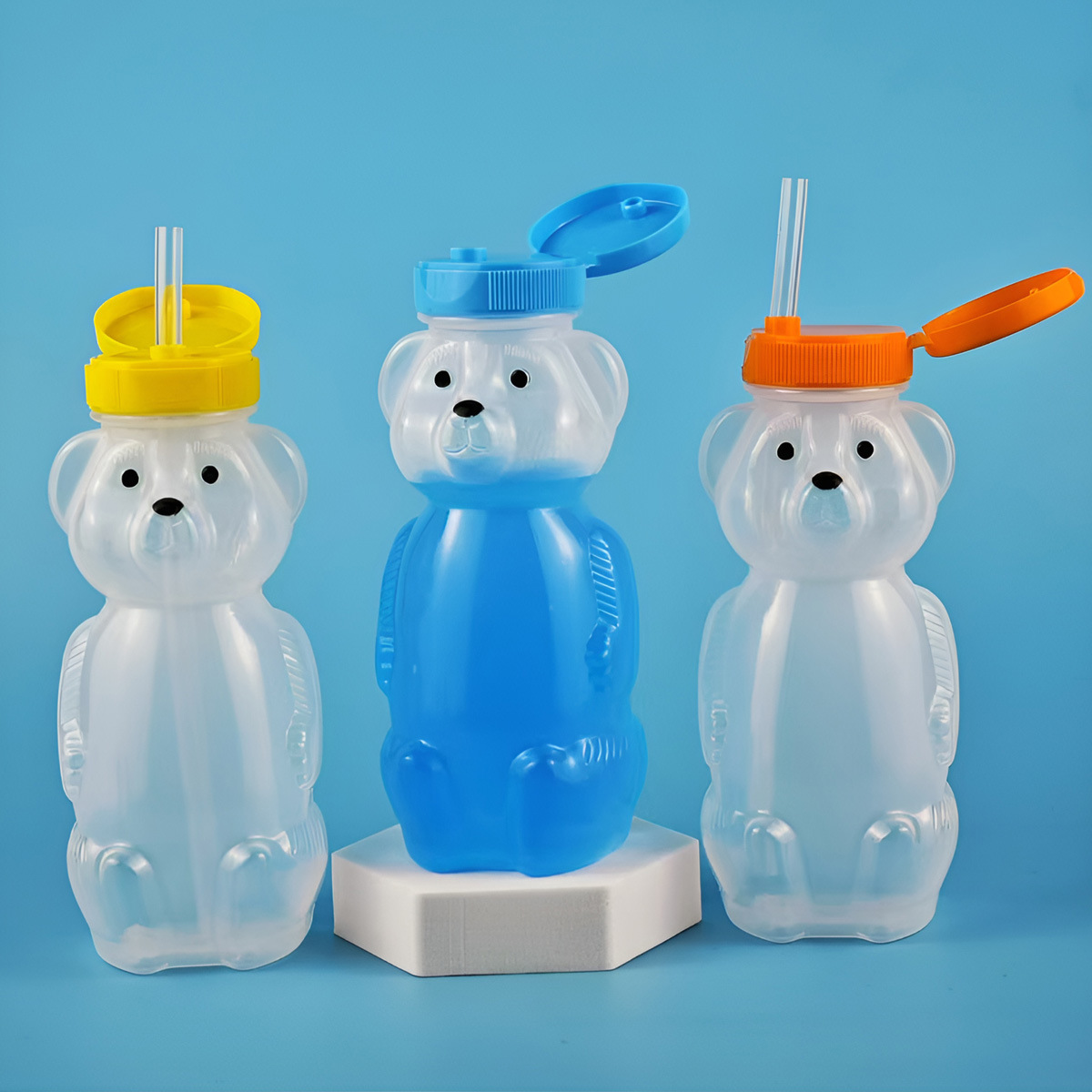 Cute Bear Shaped Bottle Plasti - Bear Canister บทวิจารณ์และราคา
