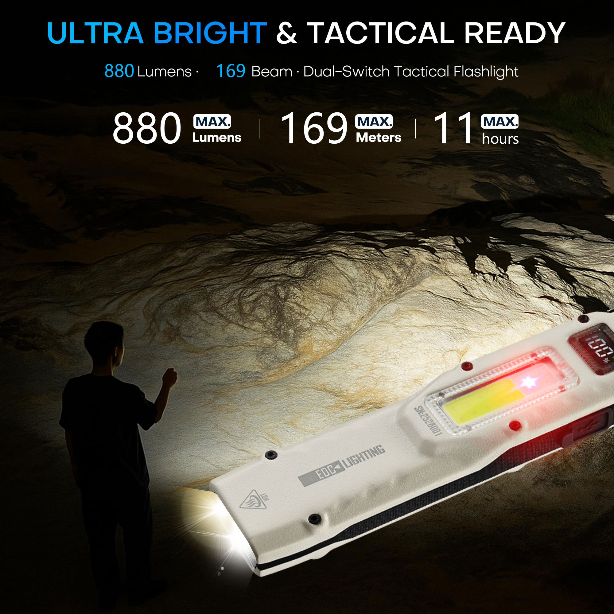 Portable 880LM YEMAO M28 Ultra - Outdoor Camping Light Portable บทวิจารณ์และราคา