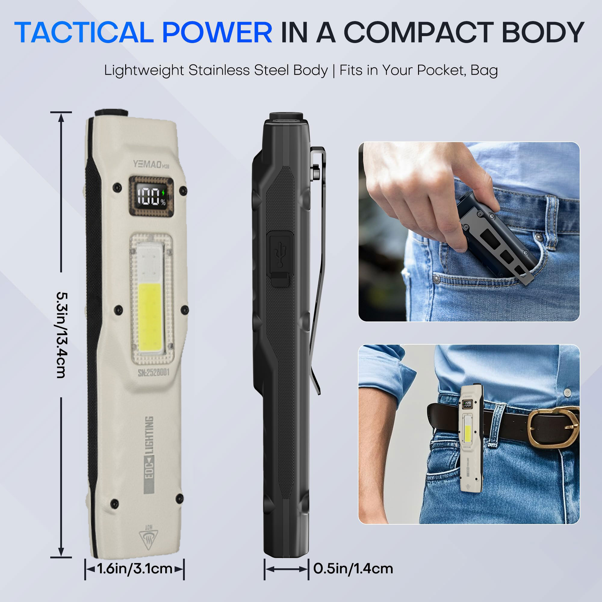 Portable 880LM YEMAO M28 Ultra - Outdoor Camping Light Portable บทวิจารณ์และราคา