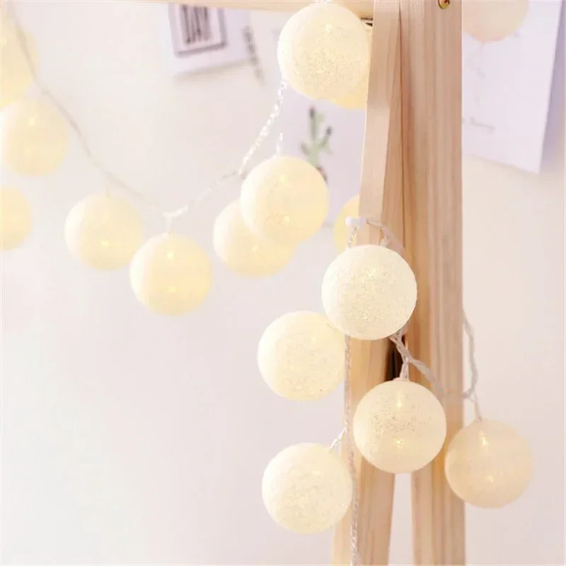 LED Cotton Balls String Lights - Outdoor Camping Lights String บทวิจารณ์และราคา
