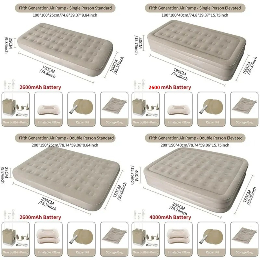 Interior Air Mattress Glamping - Outdoor Camping Rug บทวิจารณ์และราคา
