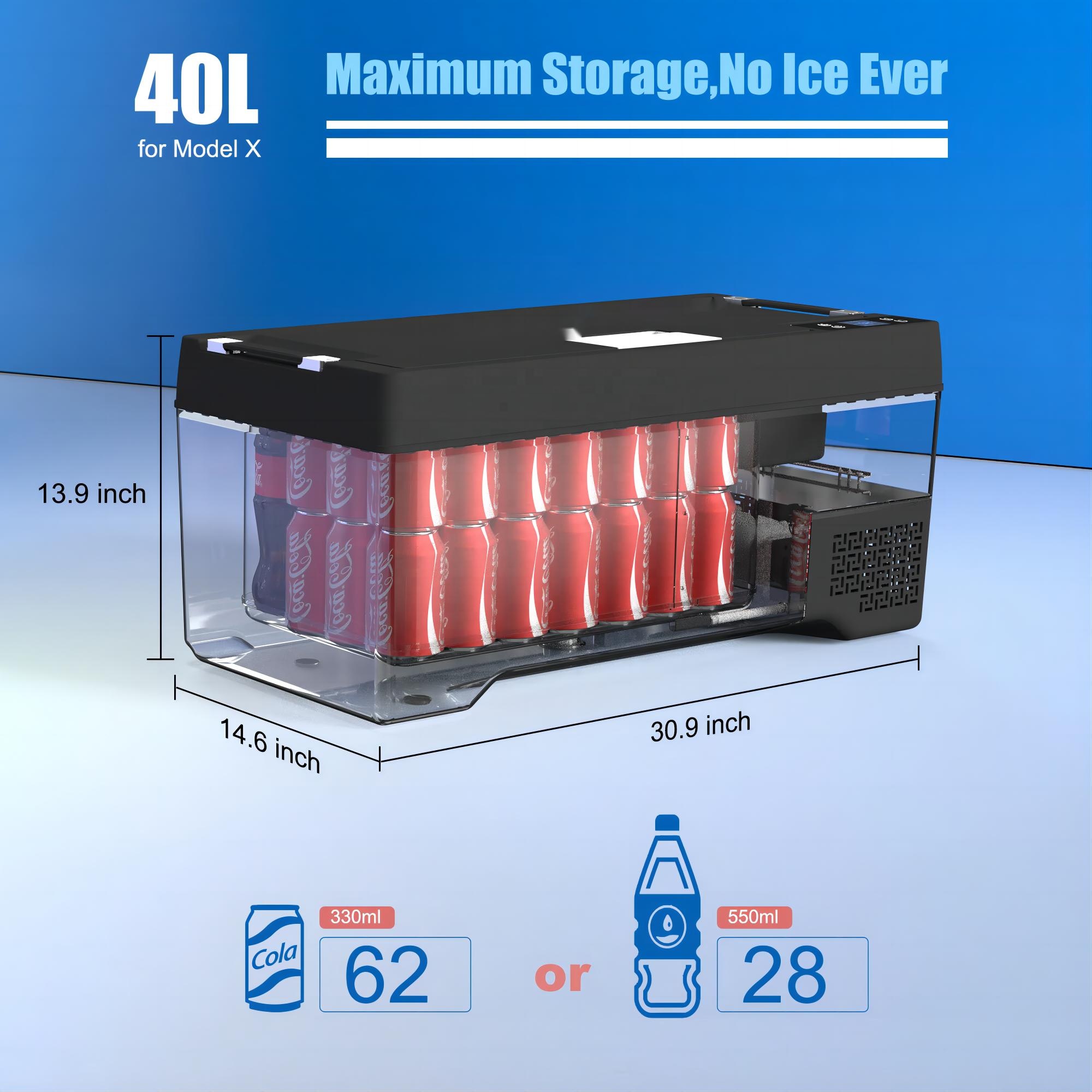 37L Dc 12 Volt Trunk Car Fridg - Outdoor Camping Fridge บทวิจารณ์และราคา