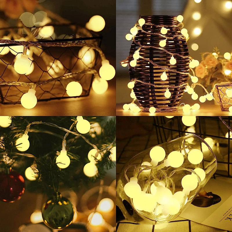 10M USB/Battery Power Ball LED - Outdoor Camping Lights String บทวิจารณ์และราคา