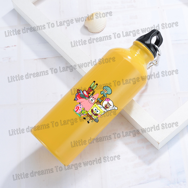 SpongeBobs Aluminum Water Bott - Outdoor Y Camping บทวิจารณ์และราคา