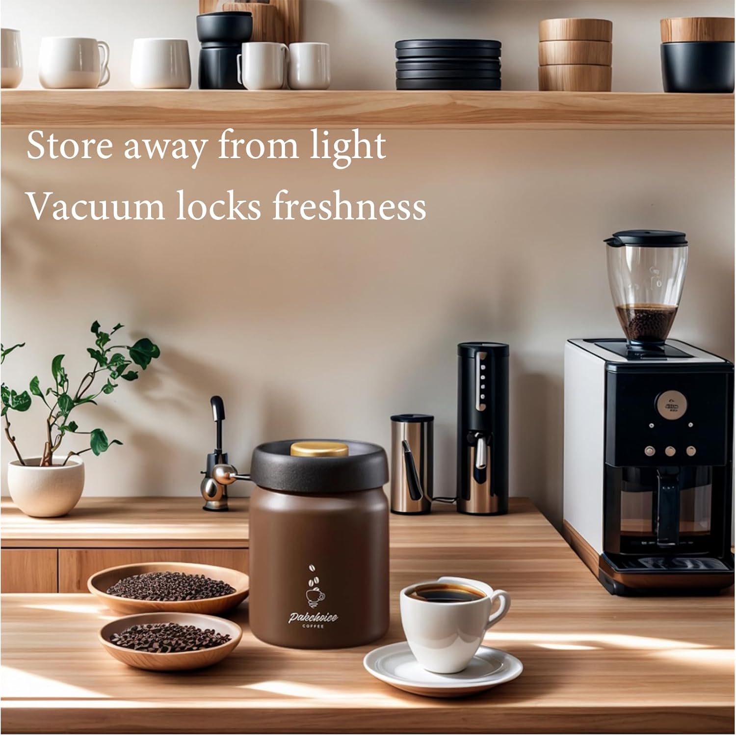 Vacuum Coffee Bean Storage Con - Bear Canister บทวิจารณ์และราคา