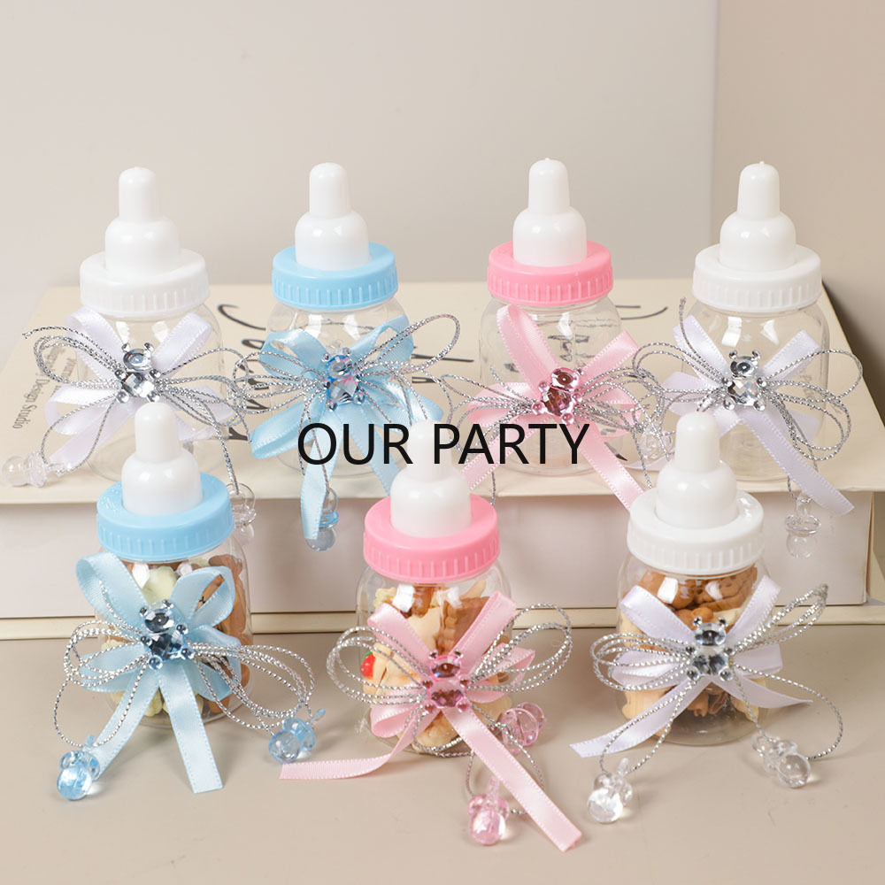 6/12Pcs Plastic Feeding Bottle - Bear Canister บทวิจารณ์และราคา