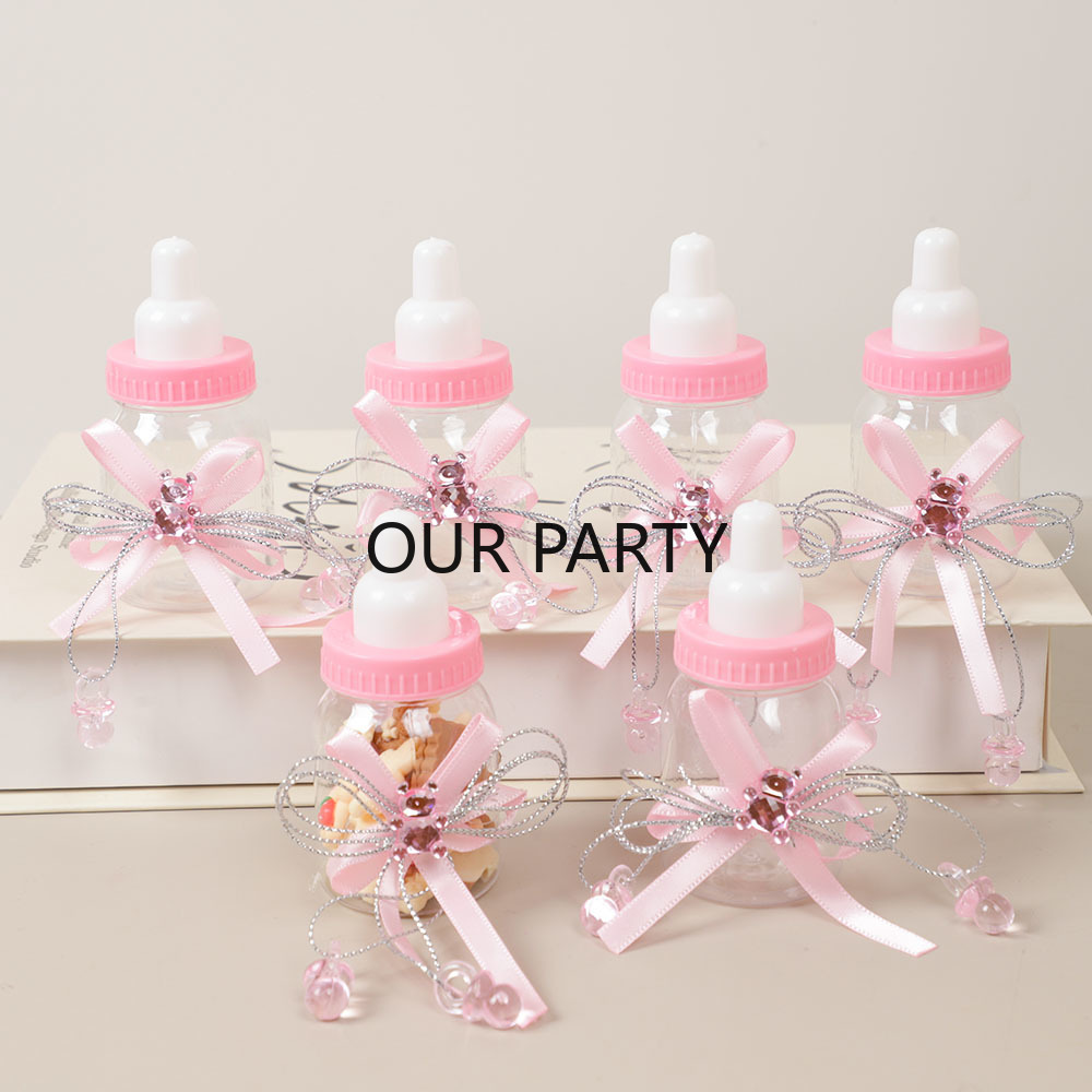 6/12Pcs Plastic Feeding Bottle - Bear Canister บทวิจารณ์และราคา