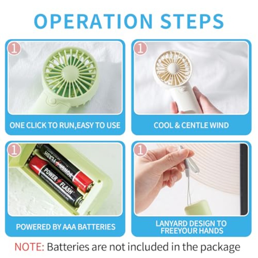 AAA Battery Powered on Fan Sma - Camping Quiet บทวิจารณ์และราคา