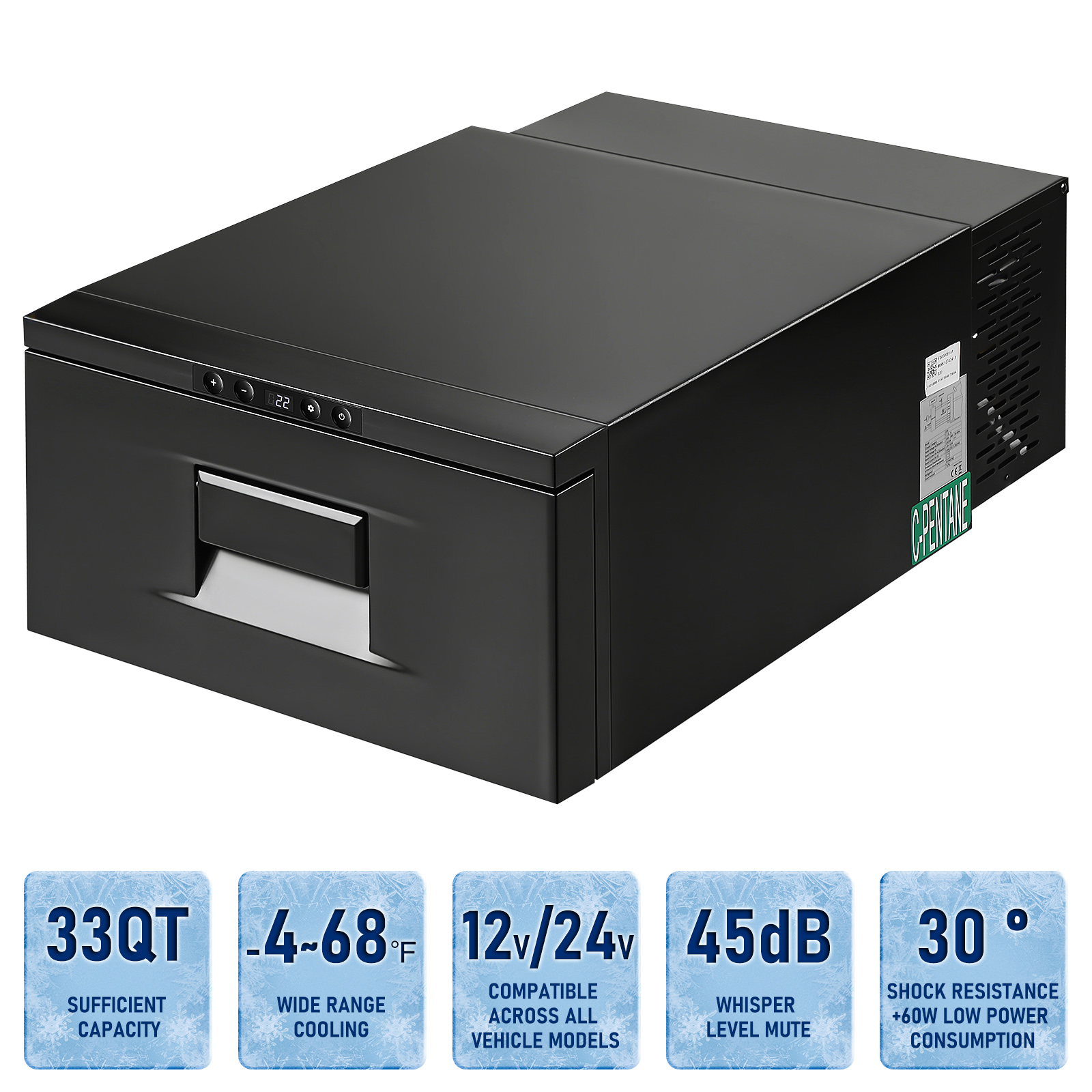 Car Refrigerator Car Drawer Fr - Outdoor Camping Fridge บทวิจารณ์และราคา