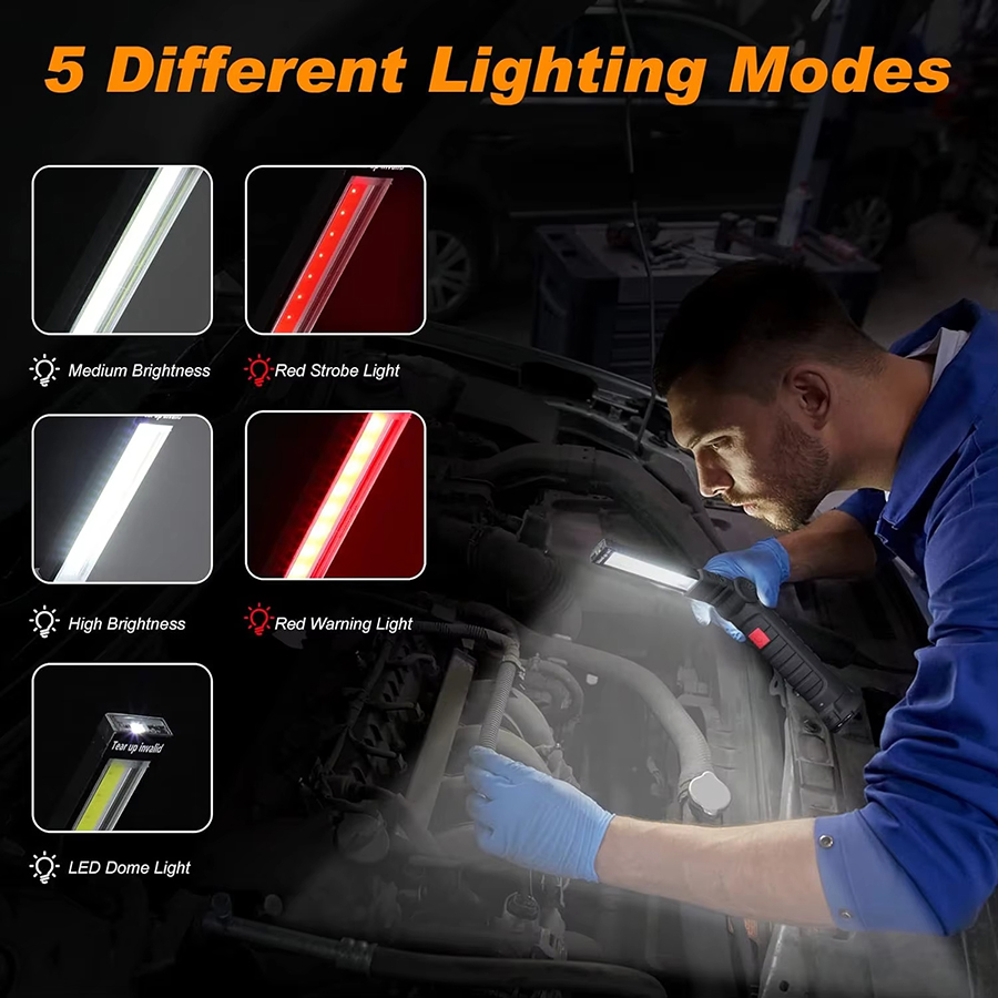 Portable LED Flashlight with M - Outdoor Camping Light Portable บทวิจารณ์และราคา