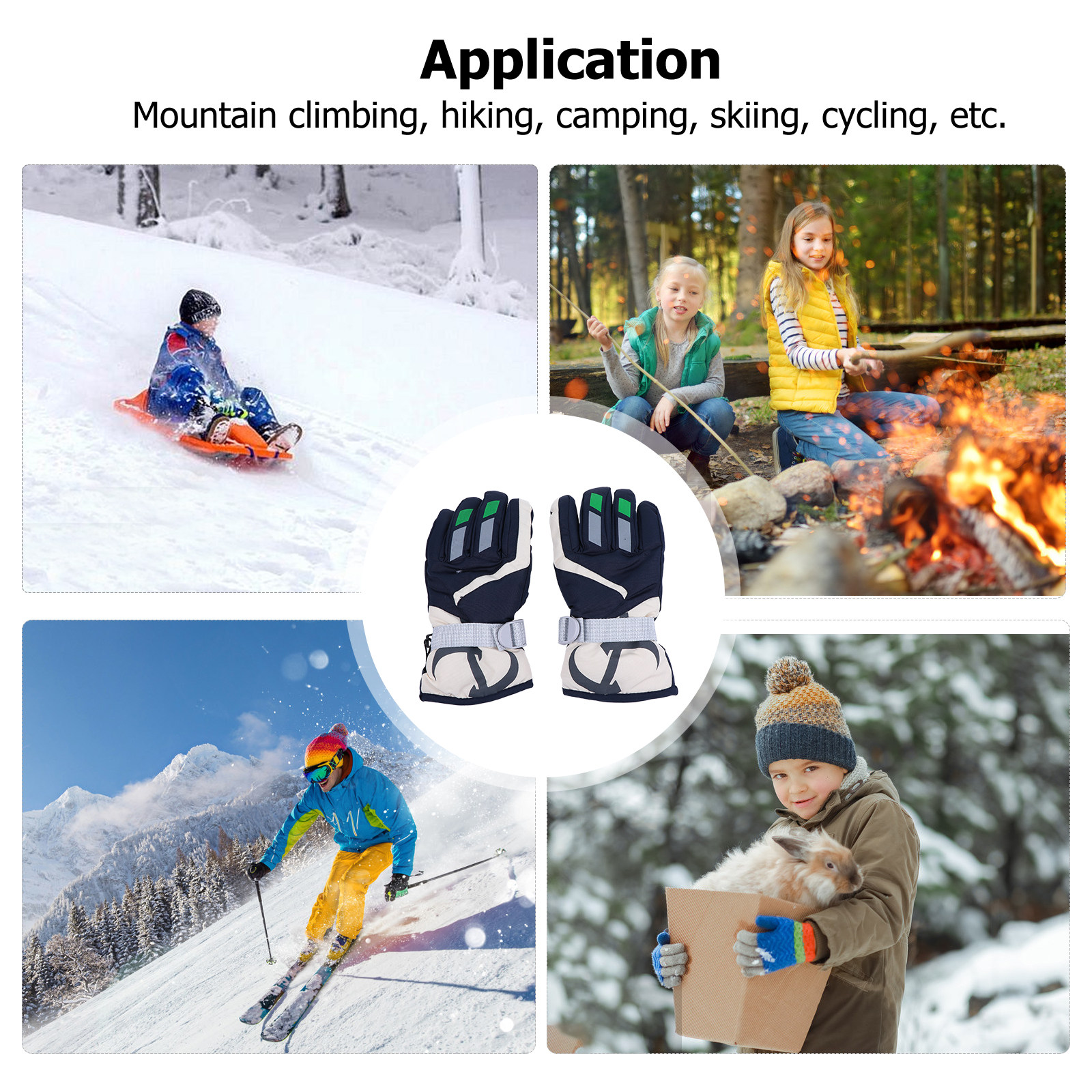 1Pair Cycling Gloves Durable L - Outdoor Camping Kids Activities บทวิจารณ์และราคา