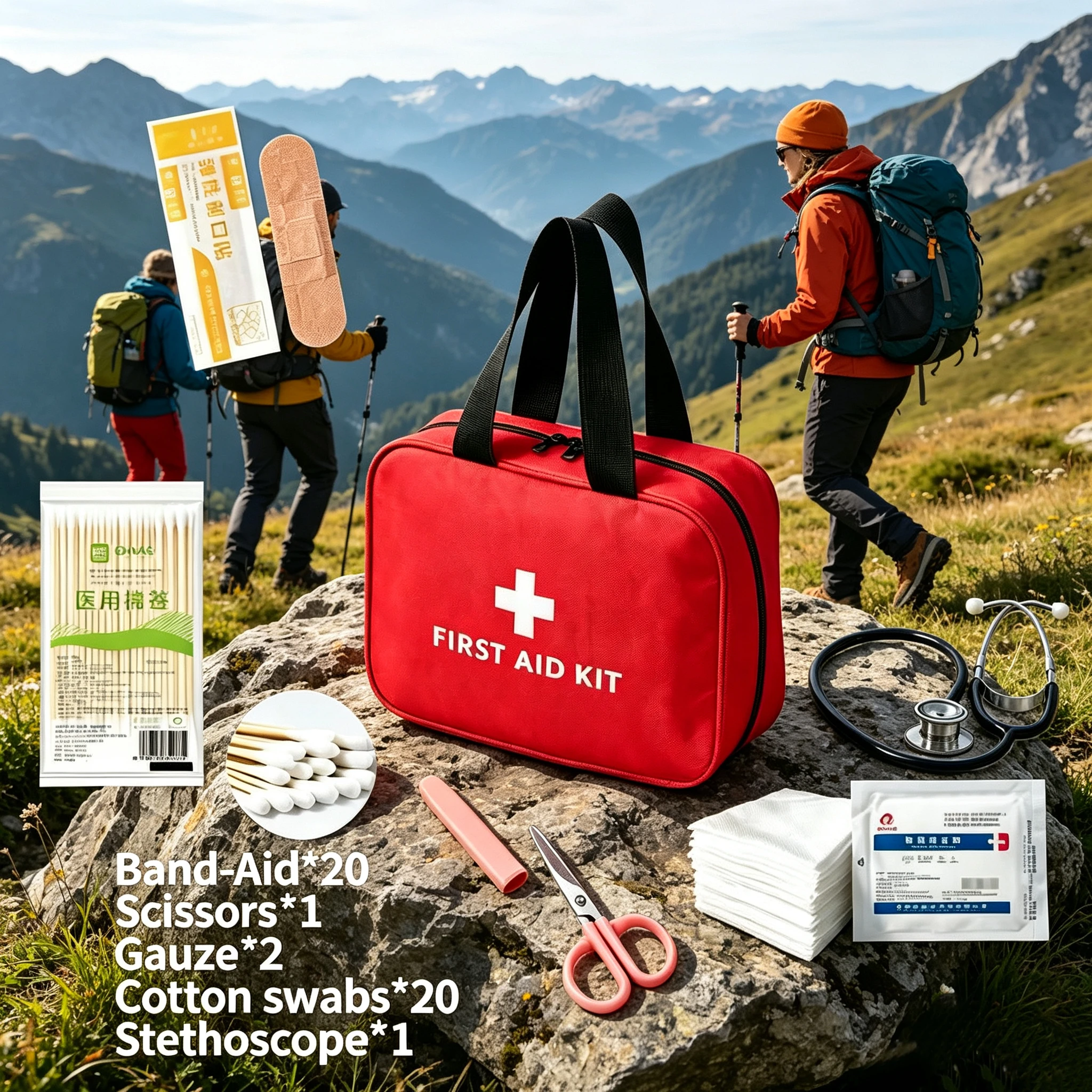 Aid Kit Medical Supplies with  - Survival Kit บทวิจารณ์และราคา