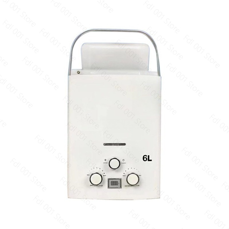 6L Portable Tankless Gas Water - Outdoor Camping Gas Heater บทวิจารณ์และราคา