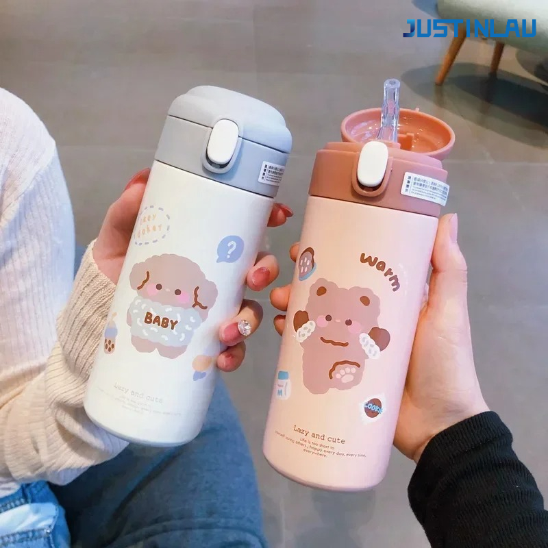 JUSTINLAU Bear Cups 380ml Cart - Bear Canister บทวิจารณ์และราคา