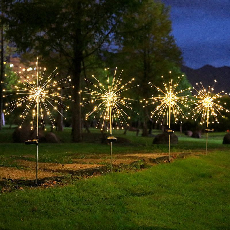Solar Firework Lights Outdoor  - Outdoor Camping Lights String บทวิจารณ์และราคา