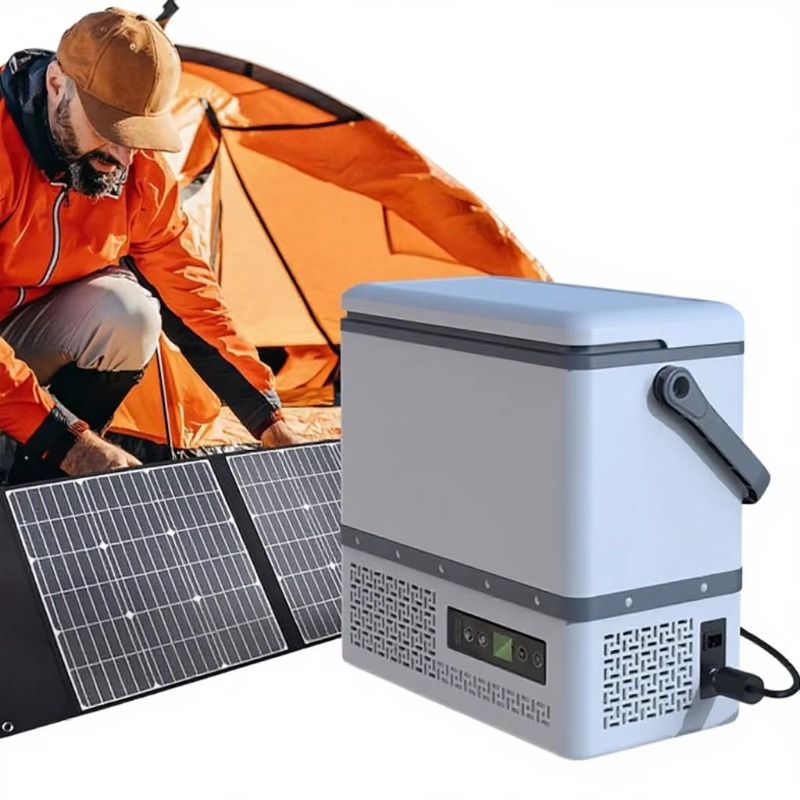 New Solar Powered Camping Outd - Outdoor Camping Fridge บทวิจารณ์และราคา