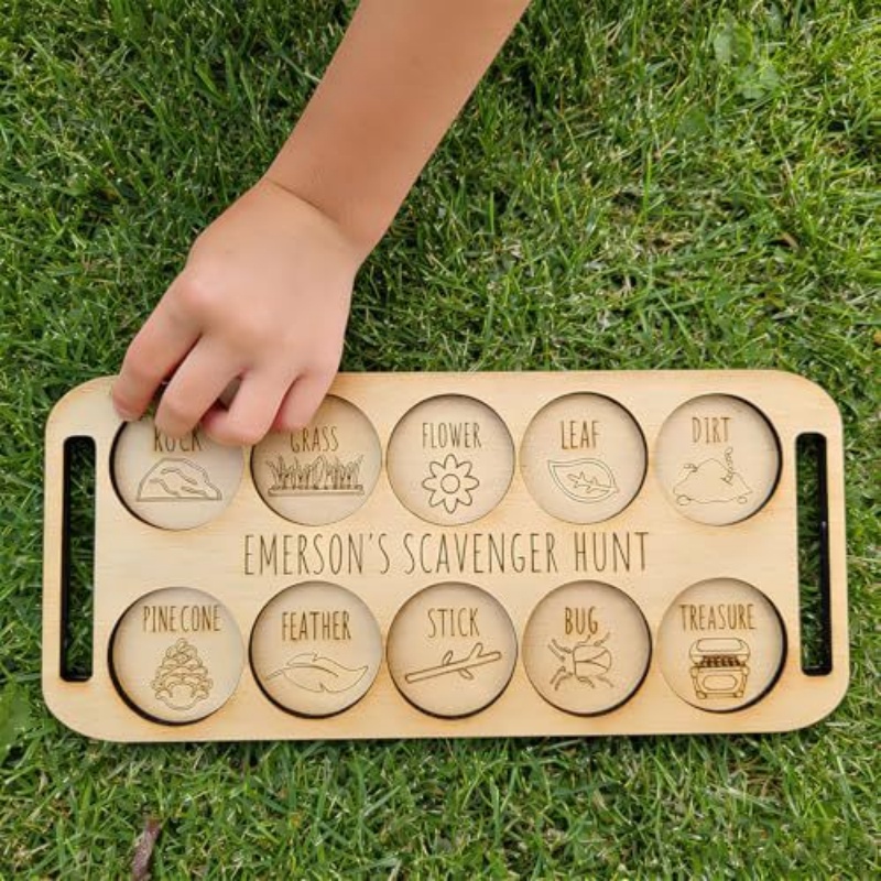 Portable Wooden Bug Scavenger  - Outdoor Camping Kids Activities บทวิจารณ์และราคา