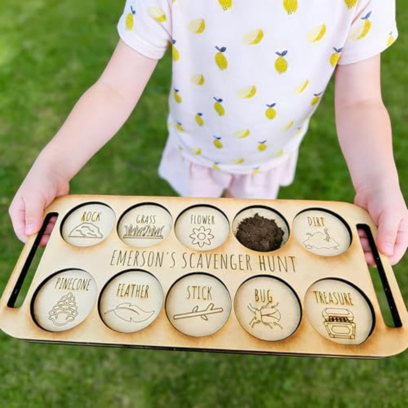 Portable Wooden Bug Scavenger  - Outdoor Camping Kids Activities บทวิจารณ์และราคา