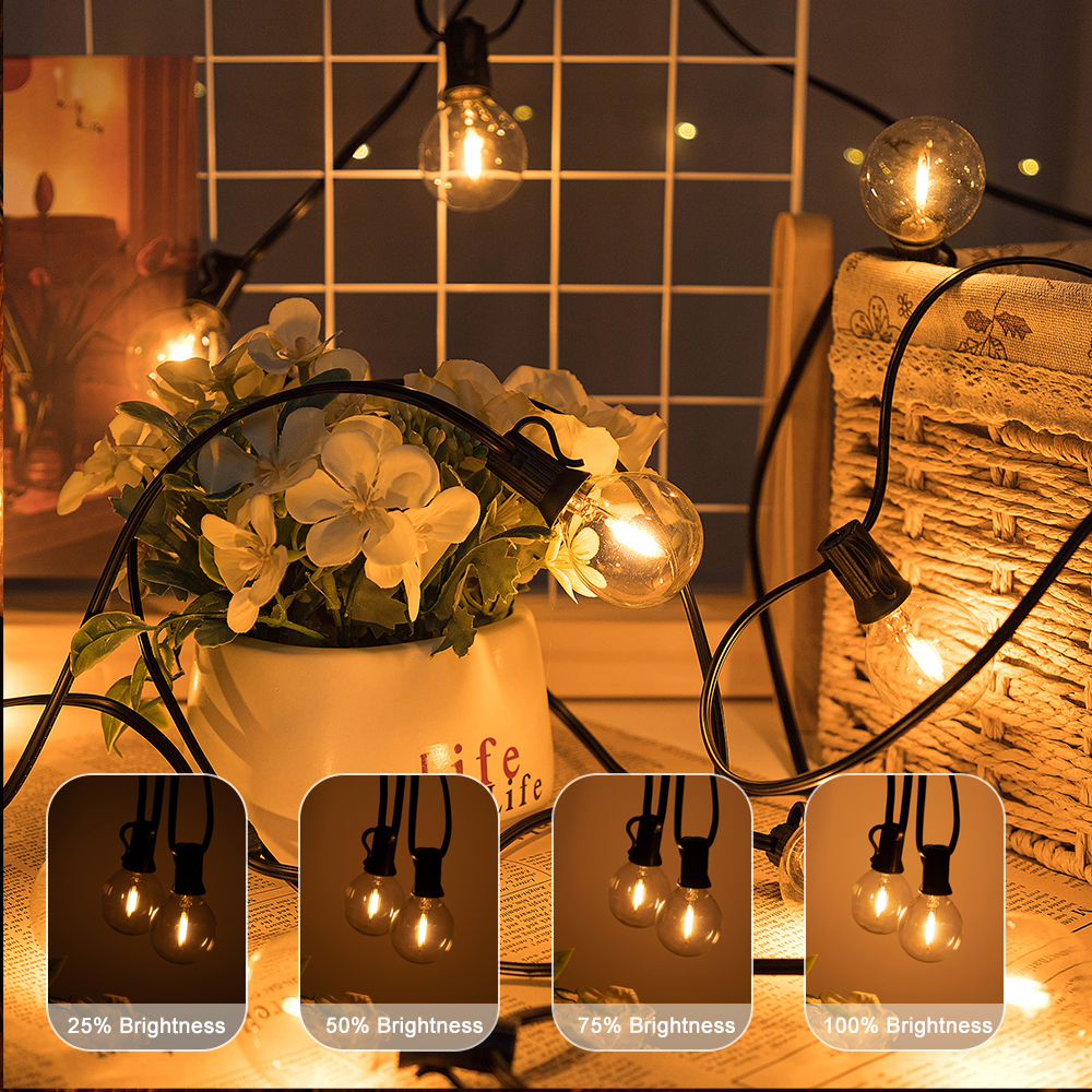G40 LED Outdoor String Ball Li - Outdoor Camping Lights String บทวิจารณ์และราคา