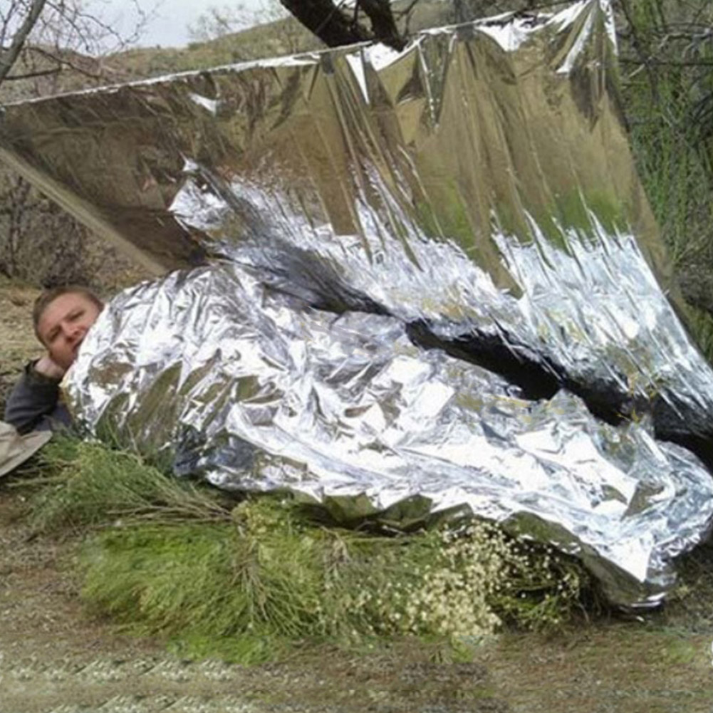 1-10PCS Emergency Thermal Blan - Outdoor Camping Rug บทวิจารณ์และราคา