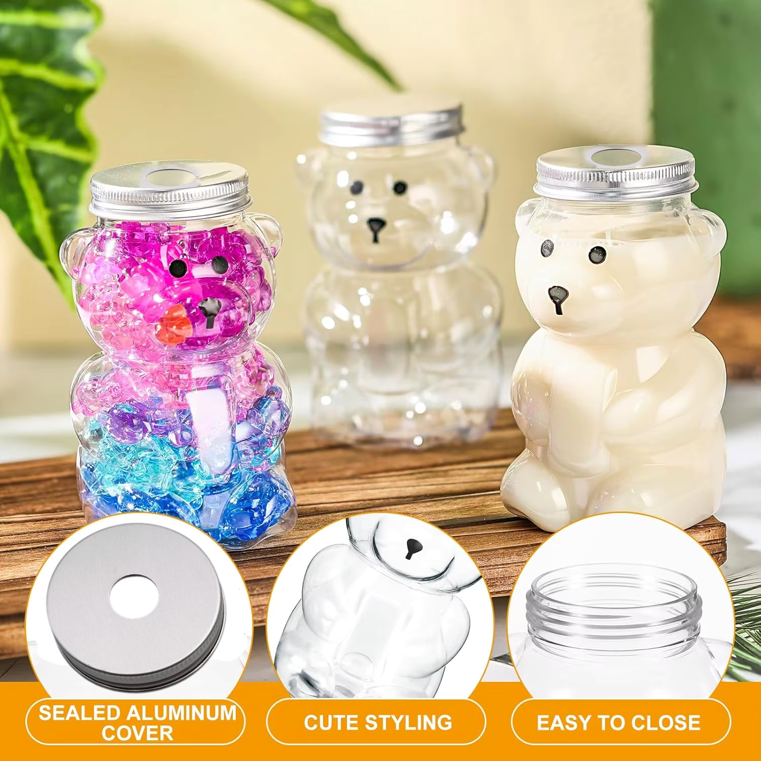 500ml Portable Cartoon Bear Tr - Bear Canister บทวิจารณ์และราคา