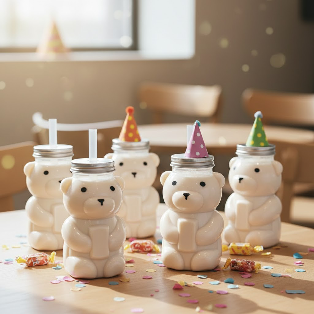 500ml Portable Cartoon Bear Tr - Bear Canister บทวิจารณ์และราคา