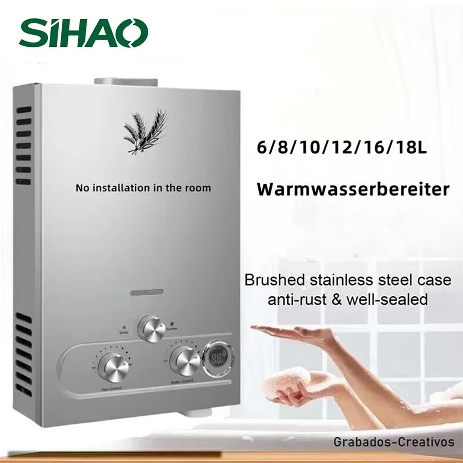 SIHAO 12L 16L 18L GPM LPG Gas  - Outdoor Camping Gas Heater บทวิจารณ์และราคา