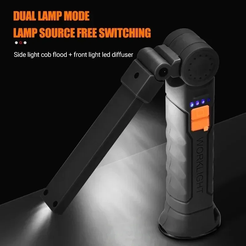 Portable COB LED Flashlight US - Outdoor Camping Light Portable บทวิจารณ์และราคา