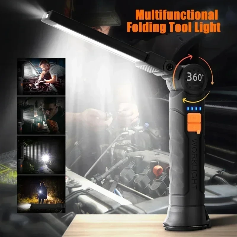 Portable COB LED Flashlight US - Outdoor Camping Light Portable บทวิจารณ์และราคา