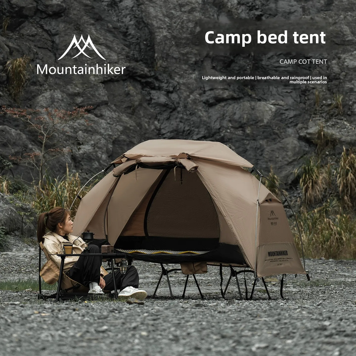 MOUNTAINHIKER Nwe Single Camp  - Outdoor Camping Tent Waterproof บทวิจารณ์และราคา