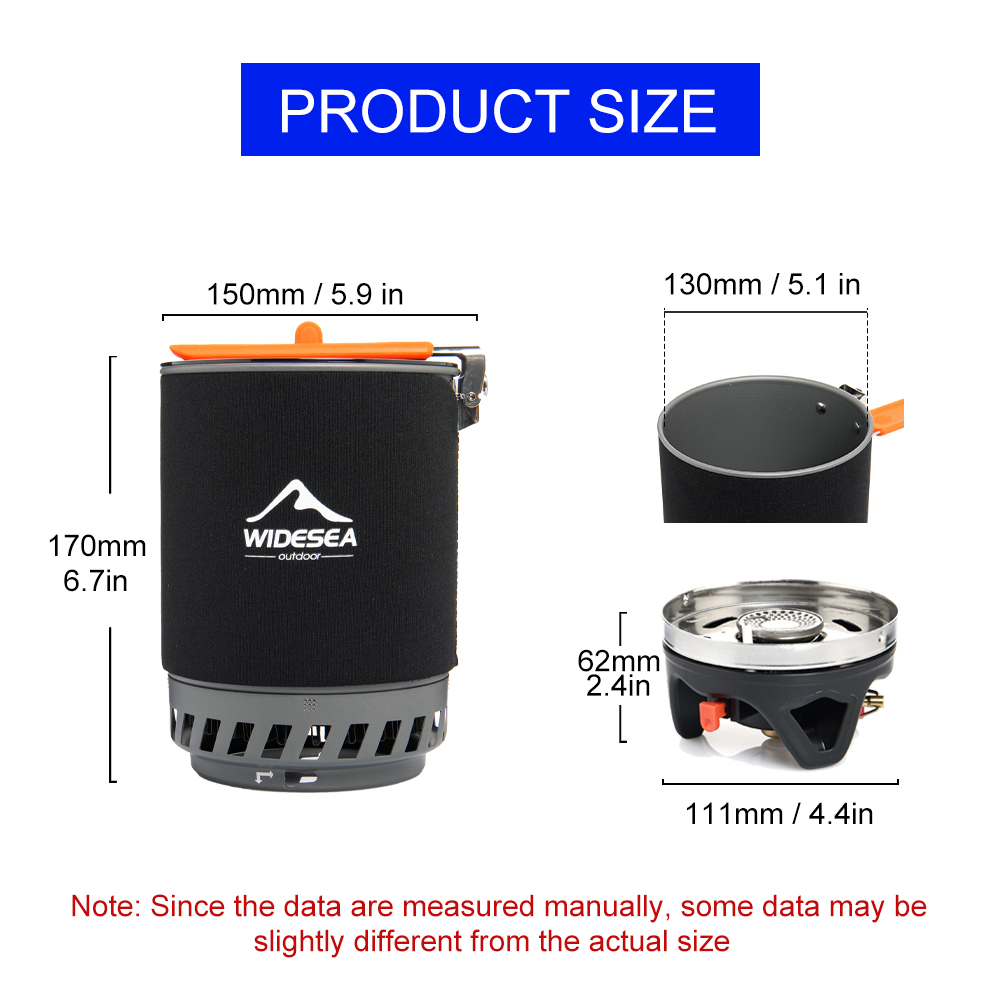Widesea Camping Cooking System - Outdoor Camping Gas Heater บทวิจารณ์และราคา