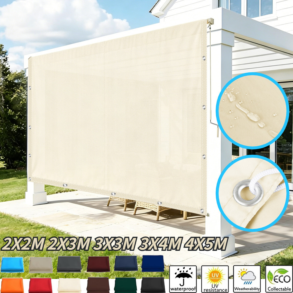5x4m 4x3m 3x2m Garden Sun Shad - Outdoor Camping Awning บทวิจารณ์และราคา