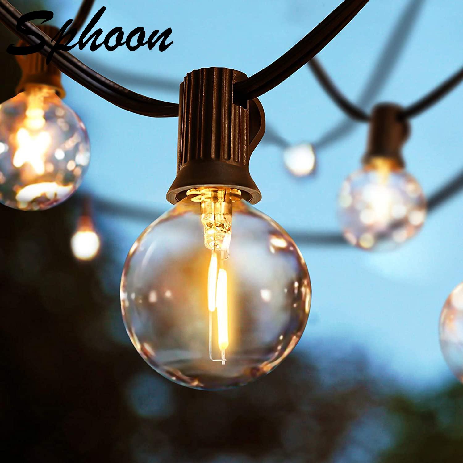 25FT 50FT G40 Fairy String Lig - Outdoor Camping Lights String บทวิจารณ์และราคา