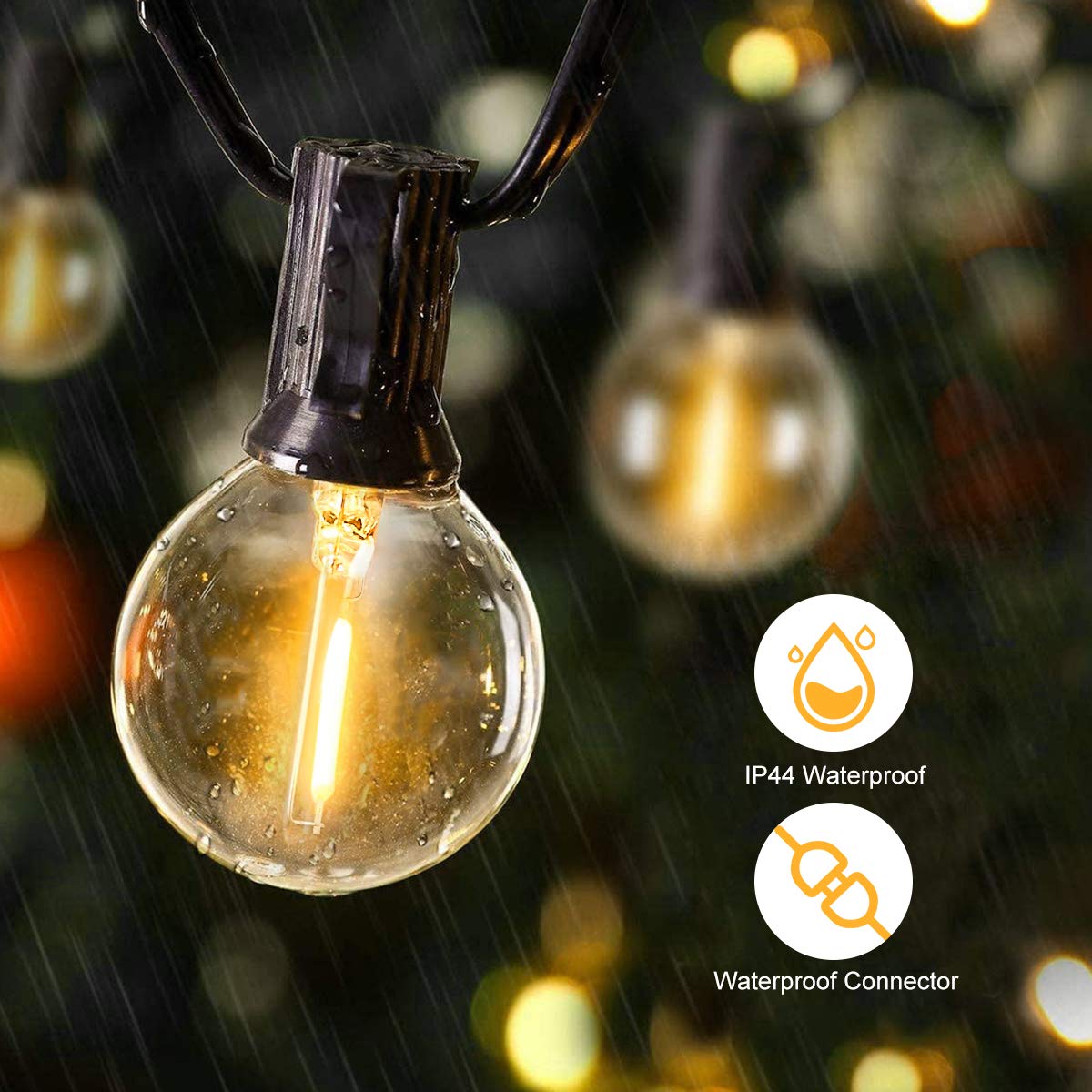 25FT 50FT G40 Fairy String Lig - Outdoor Camping Lights String บทวิจารณ์และราคา